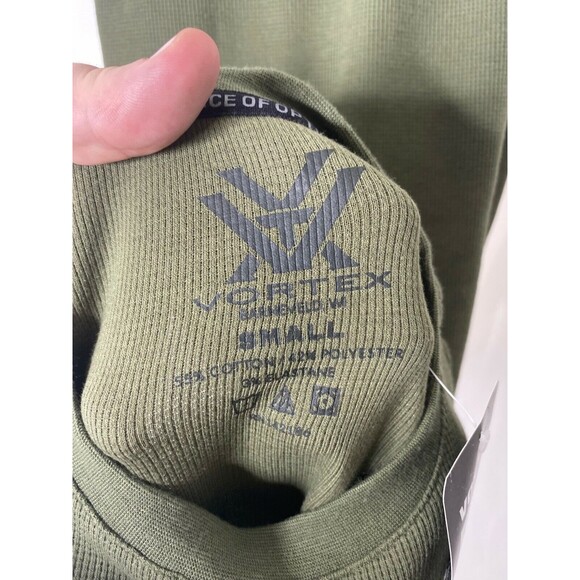 Vortex Women’s Thermal Shirt Olive Green Long Sleeve Crewneck Size Medium - Picture 8 of 10